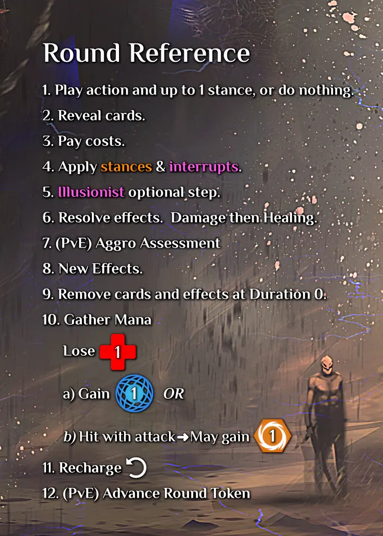 Round reference steps