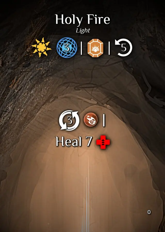 Holy Fire action card