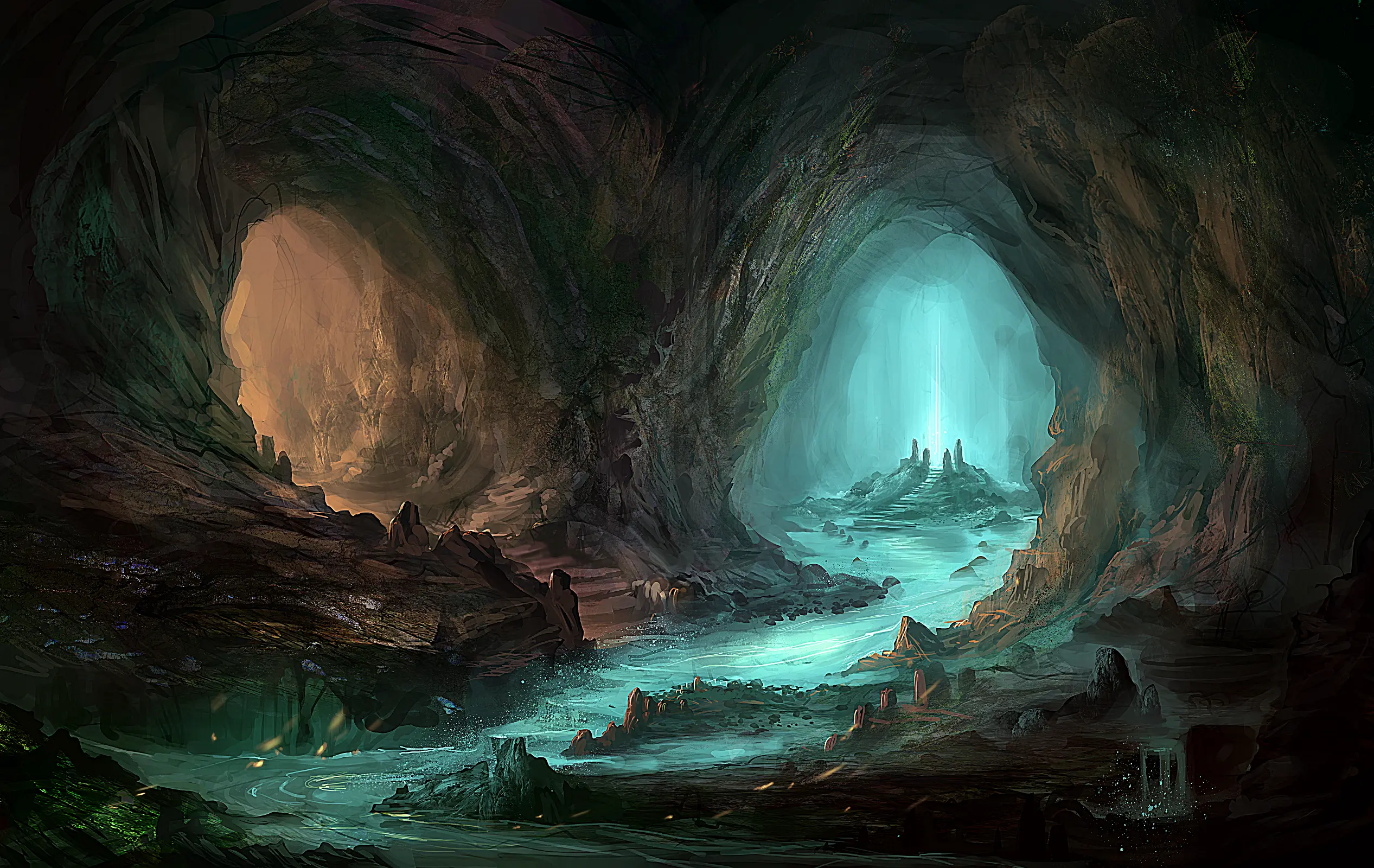 mana well in cave